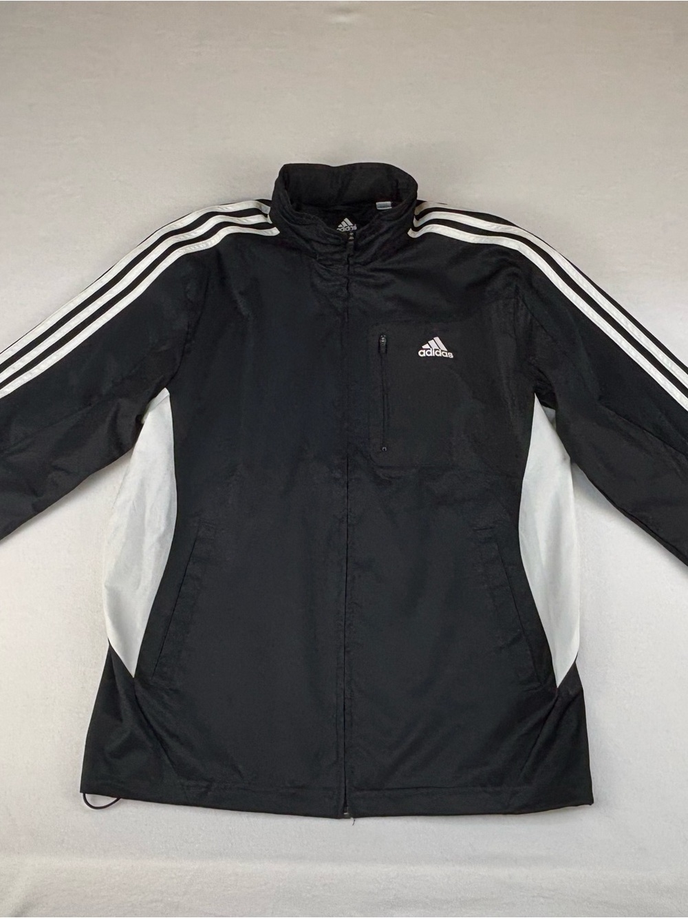 adidas Black and White Women's Utility Track Jacket